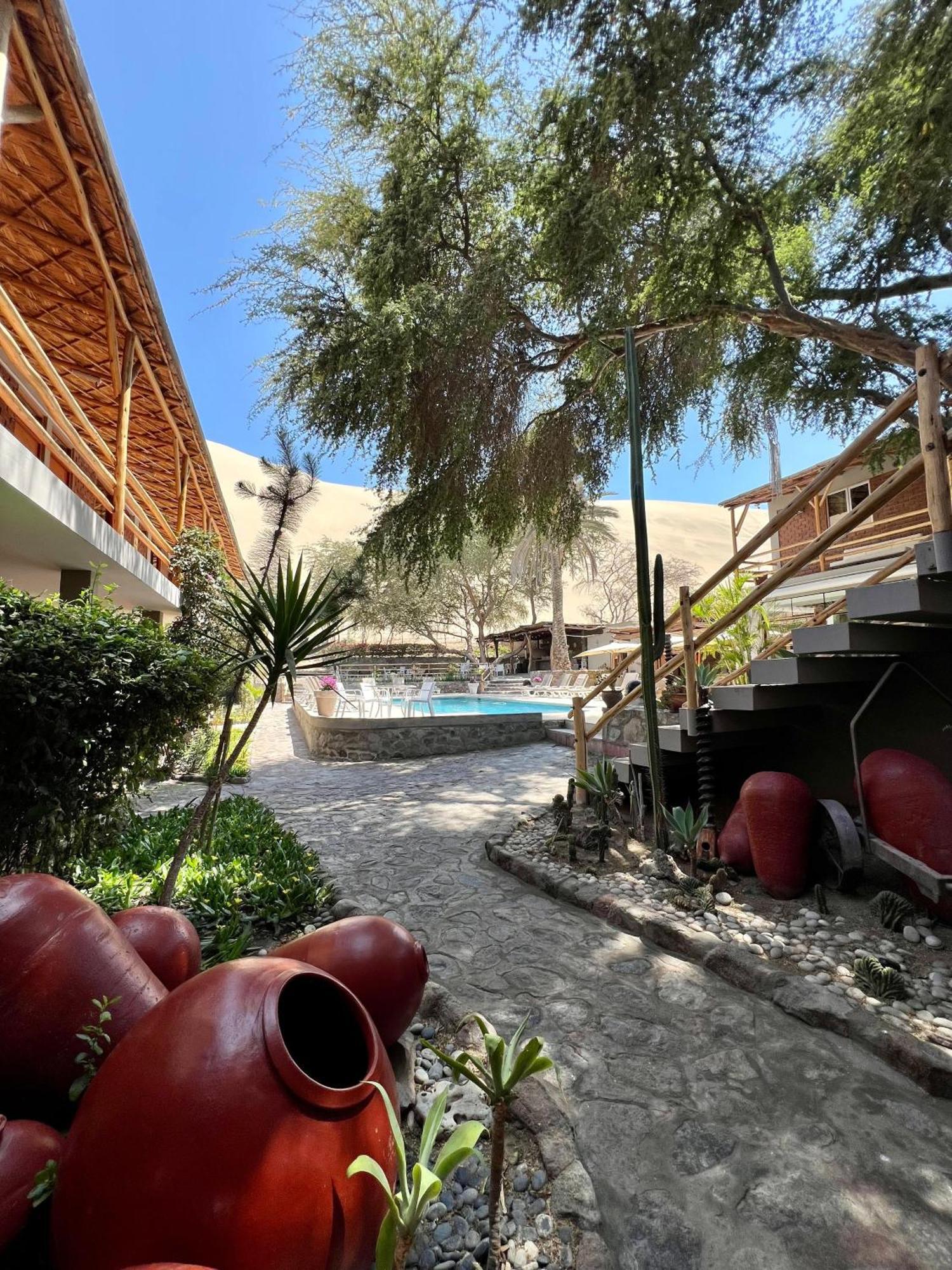 Hotel El Huacachinero Ica Esterno foto