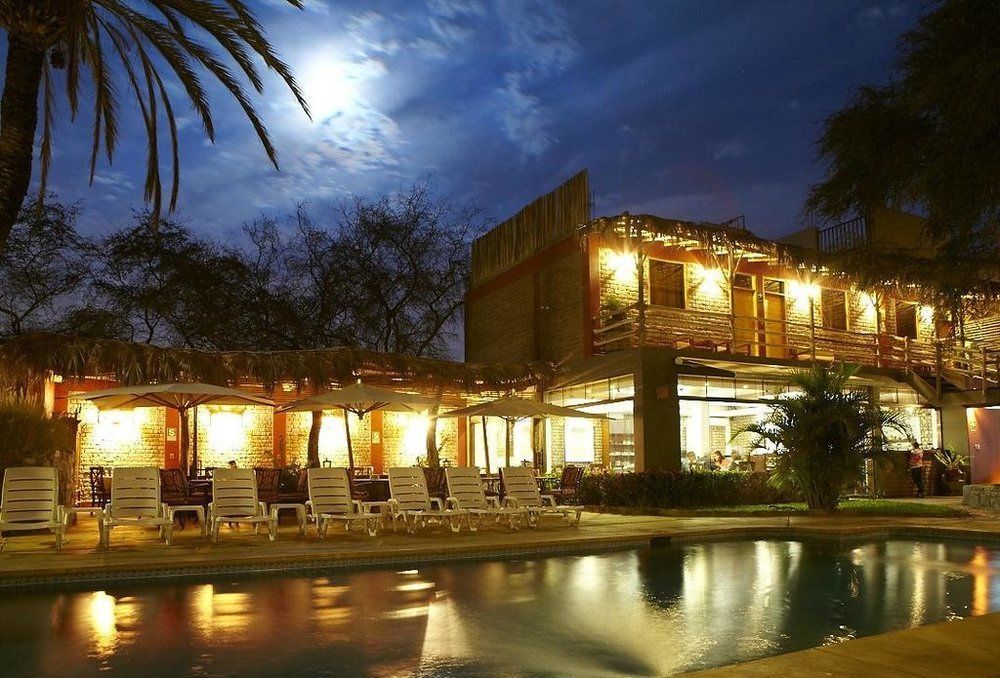 Hotel El Huacachinero Ica Esterno foto
